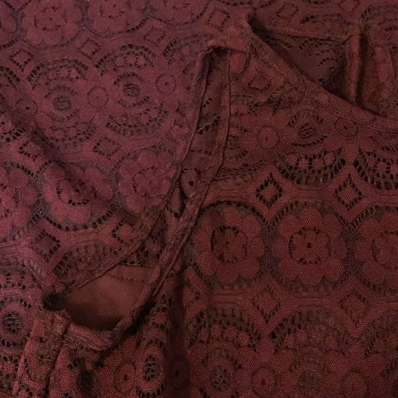 Speechless Plum Purple Lace Mini Dress - Size Large EUC - Picture 6 of 11